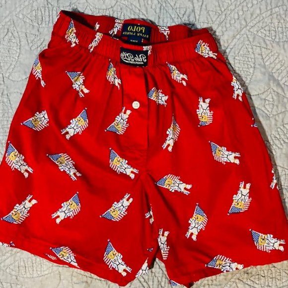 POLO RALPH LAUREN BOYS SET OF 2 BOXER SHORTS SMALL SUMMER FUN PRINTS - Picture 2 of 7